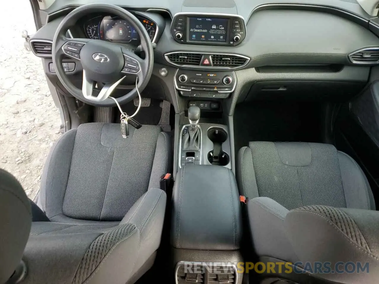 8 Photograph of a damaged car 5NMS3CAD3KH136001 HYUNDAI SANTA FE 2019
