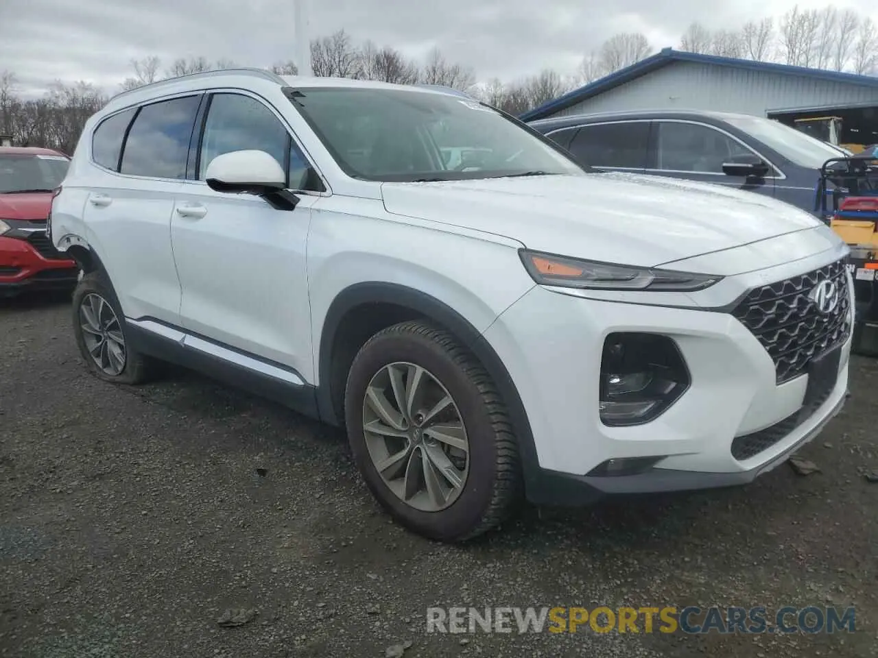 4 Photograph of a damaged car 5NMS3CAD4KH012030 HYUNDAI SANTA FE 2019