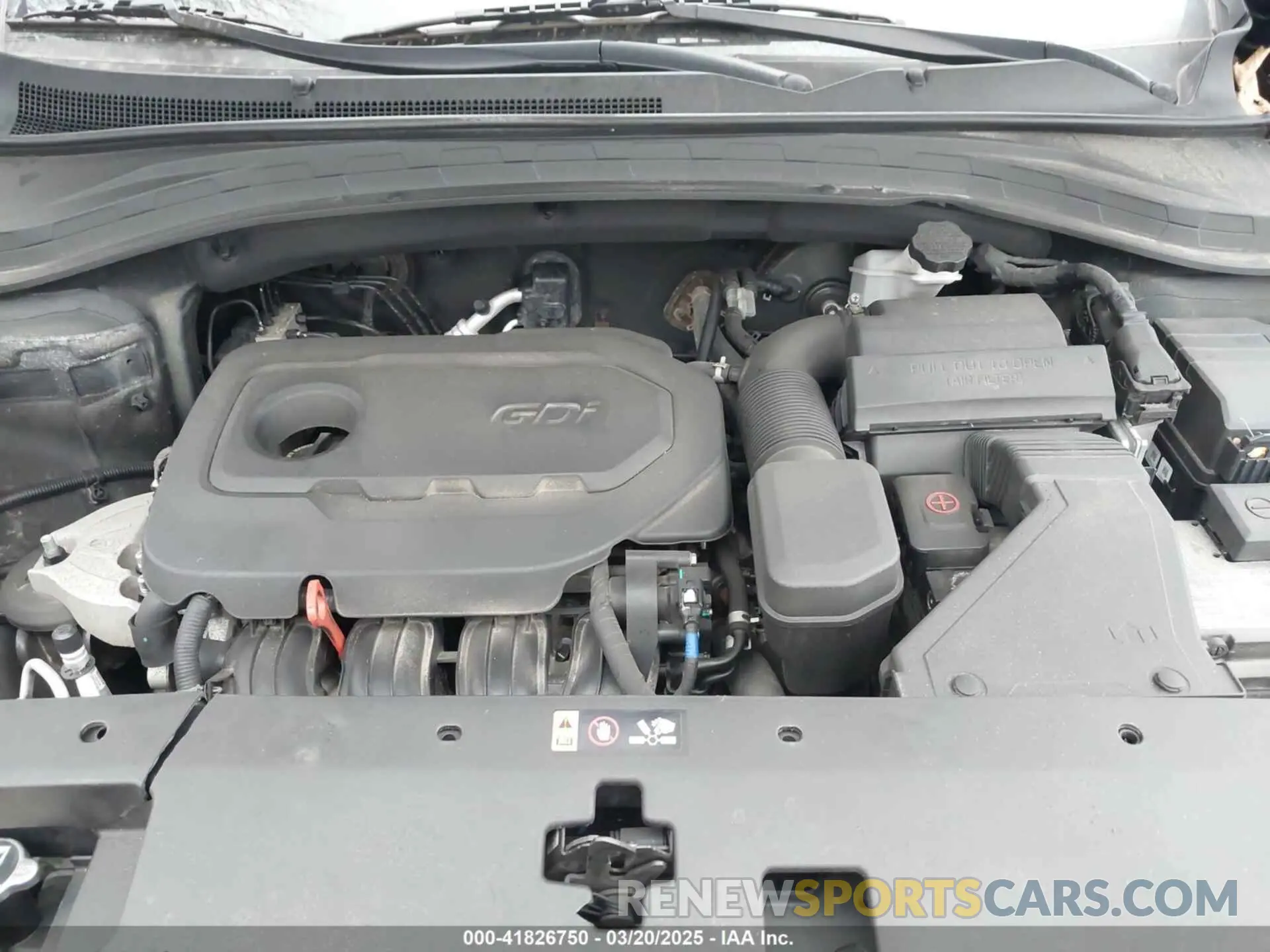 10 Photograph of a damaged car 5NMS3CAD4KH081736 HYUNDAI SANTA FE 2019