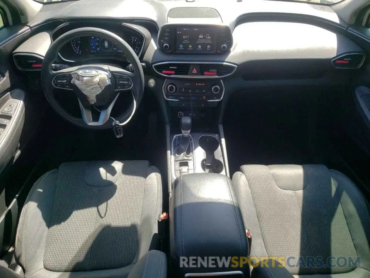 8 Фотография поврежденного автомобиля 5NMS3CAD5KH001232 HYUNDAI SANTA FE 2019