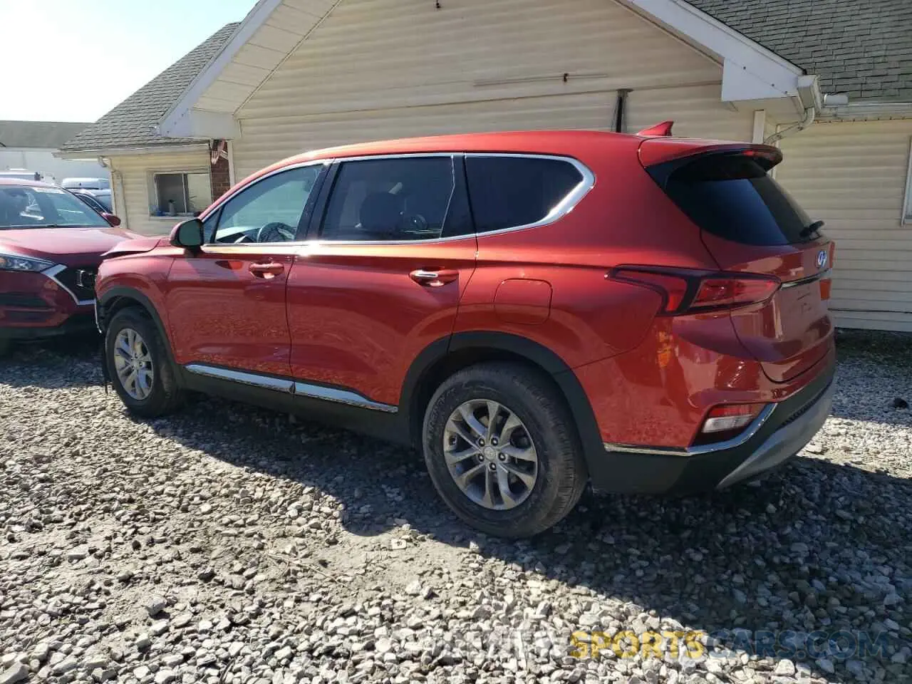 2 Photograph of a damaged car 5NMS3CAD5KH029130 HYUNDAI SANTA FE 2019