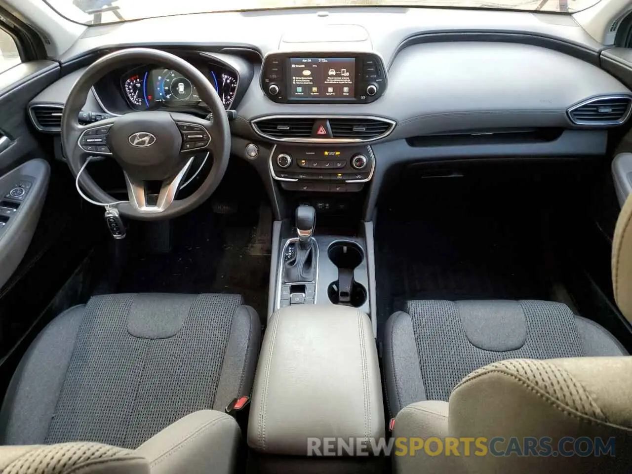 8 Фотография поврежденного автомобиля 5NMS3CAD6KH091927 HYUNDAI SANTA FE 2019