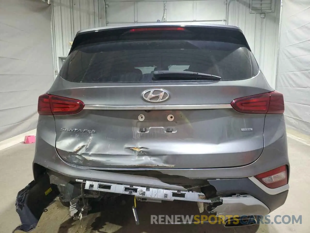 6 Photograph of a damaged car 5NMS3CAD6KH128488 HYUNDAI SANTA FE 2019