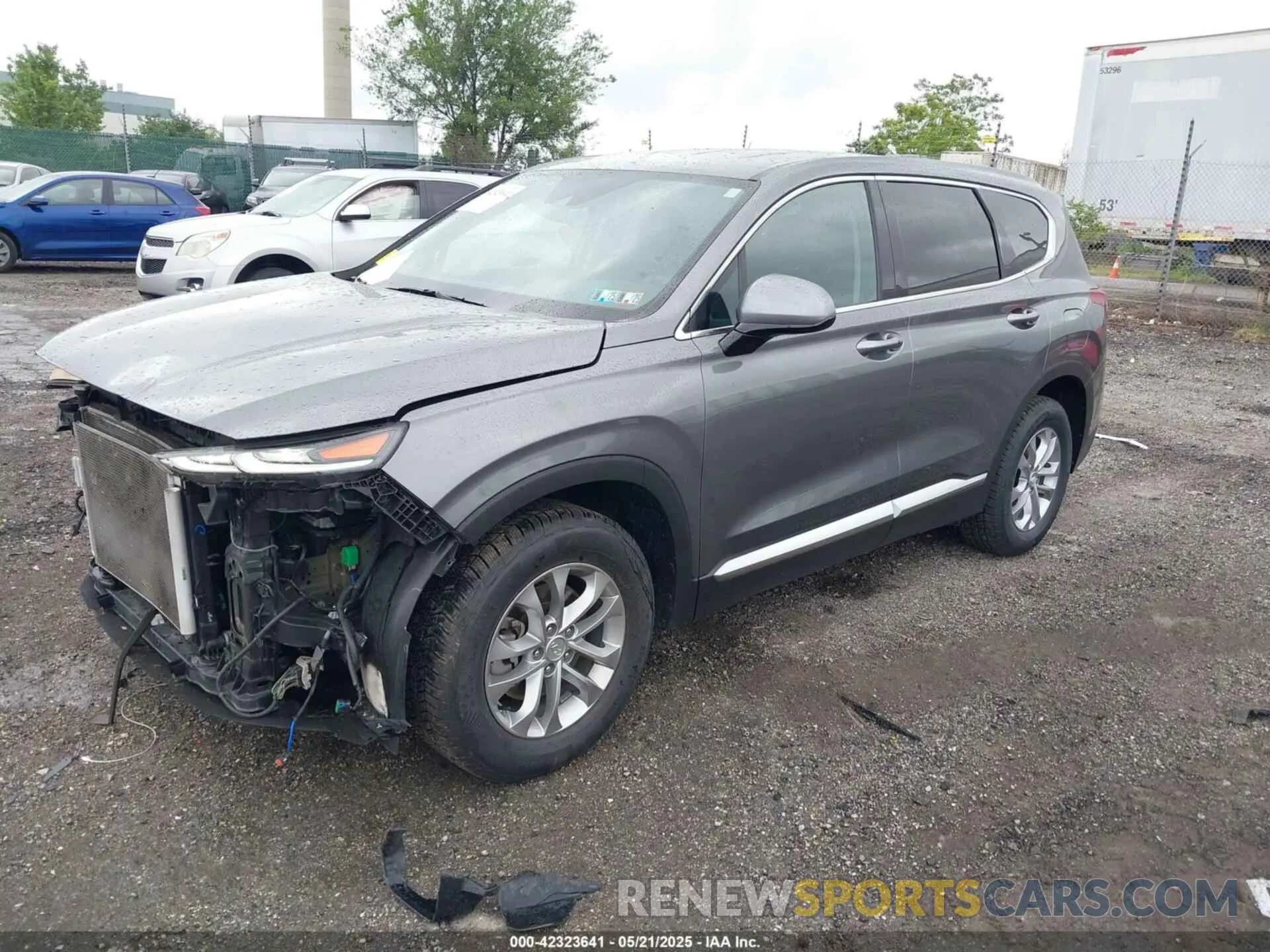 2 Фотография поврежденного автомобиля 5NMS3CAD7KH035429 HYUNDAI SANTA FE 2019