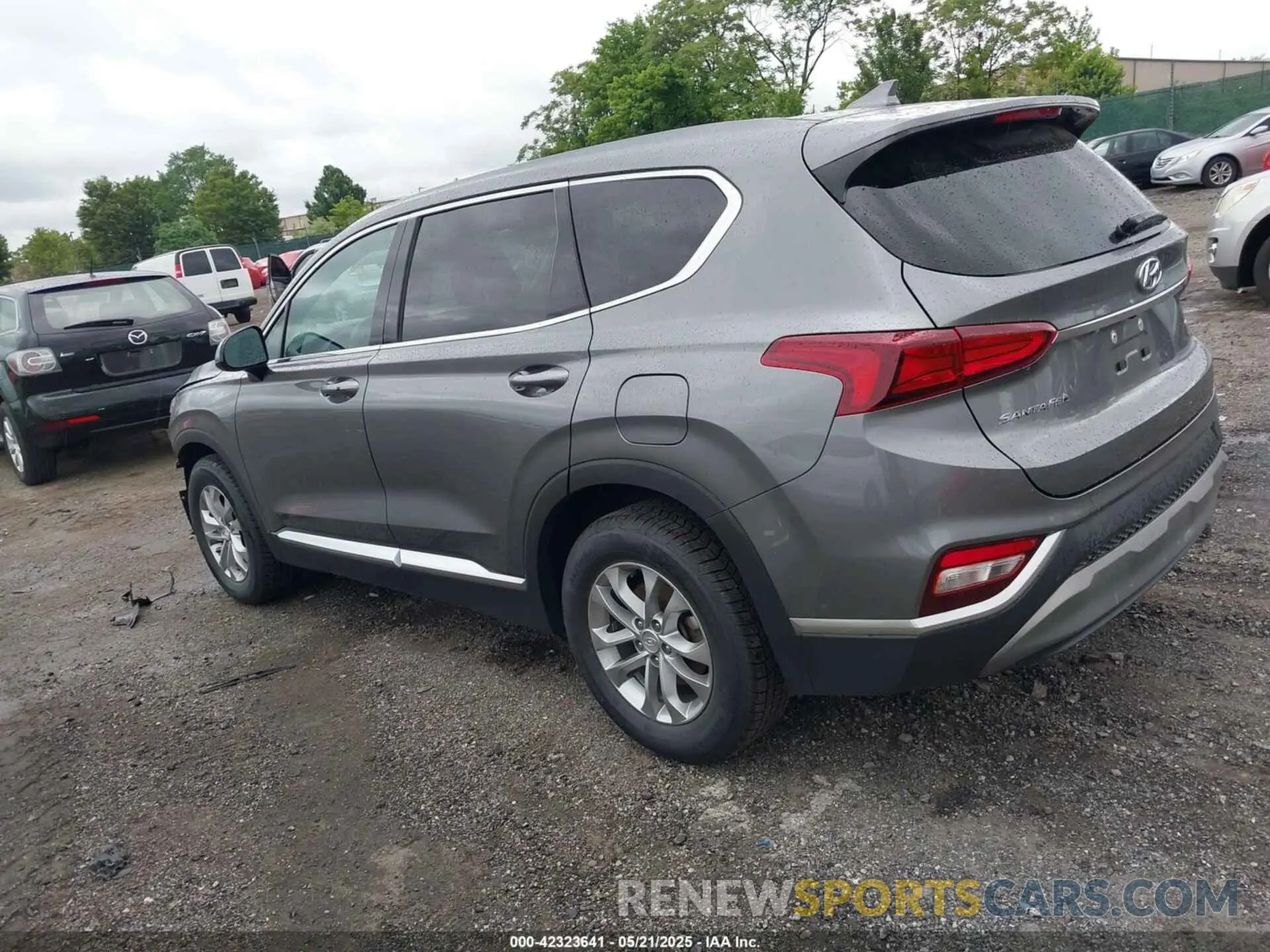 3 Фотография поврежденного автомобиля 5NMS3CAD7KH035429 HYUNDAI SANTA FE 2019