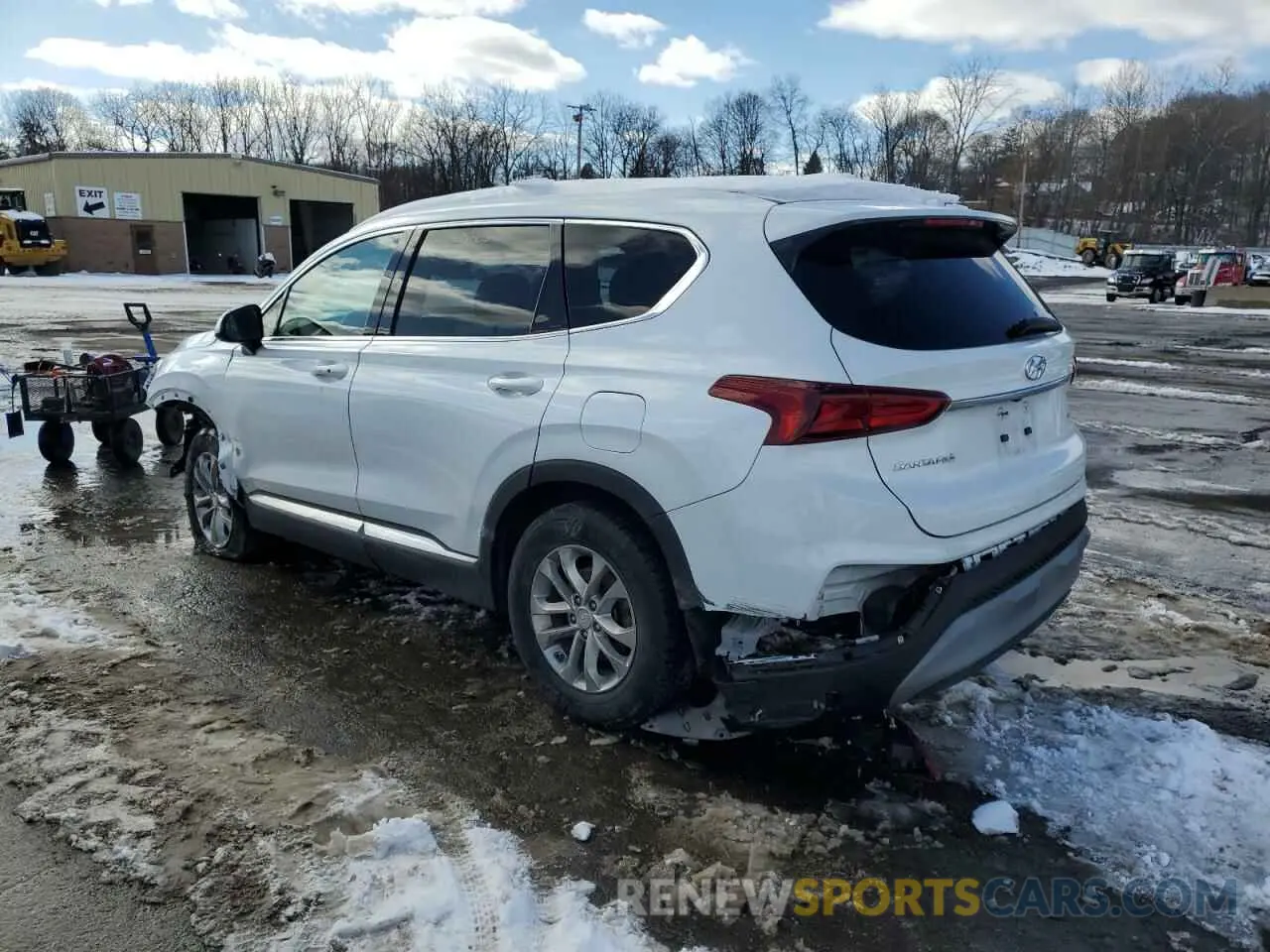 2 Фотография поврежденного автомобиля 5NMS3CAD7KH082007 HYUNDAI SANTA FE 2019