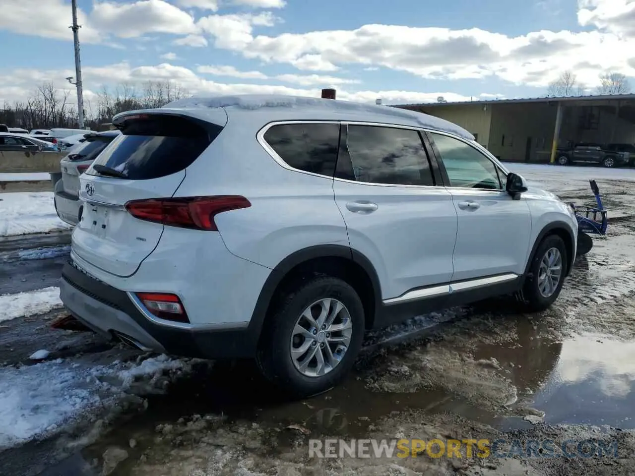 3 Фотография поврежденного автомобиля 5NMS3CAD7KH082007 HYUNDAI SANTA FE 2019
