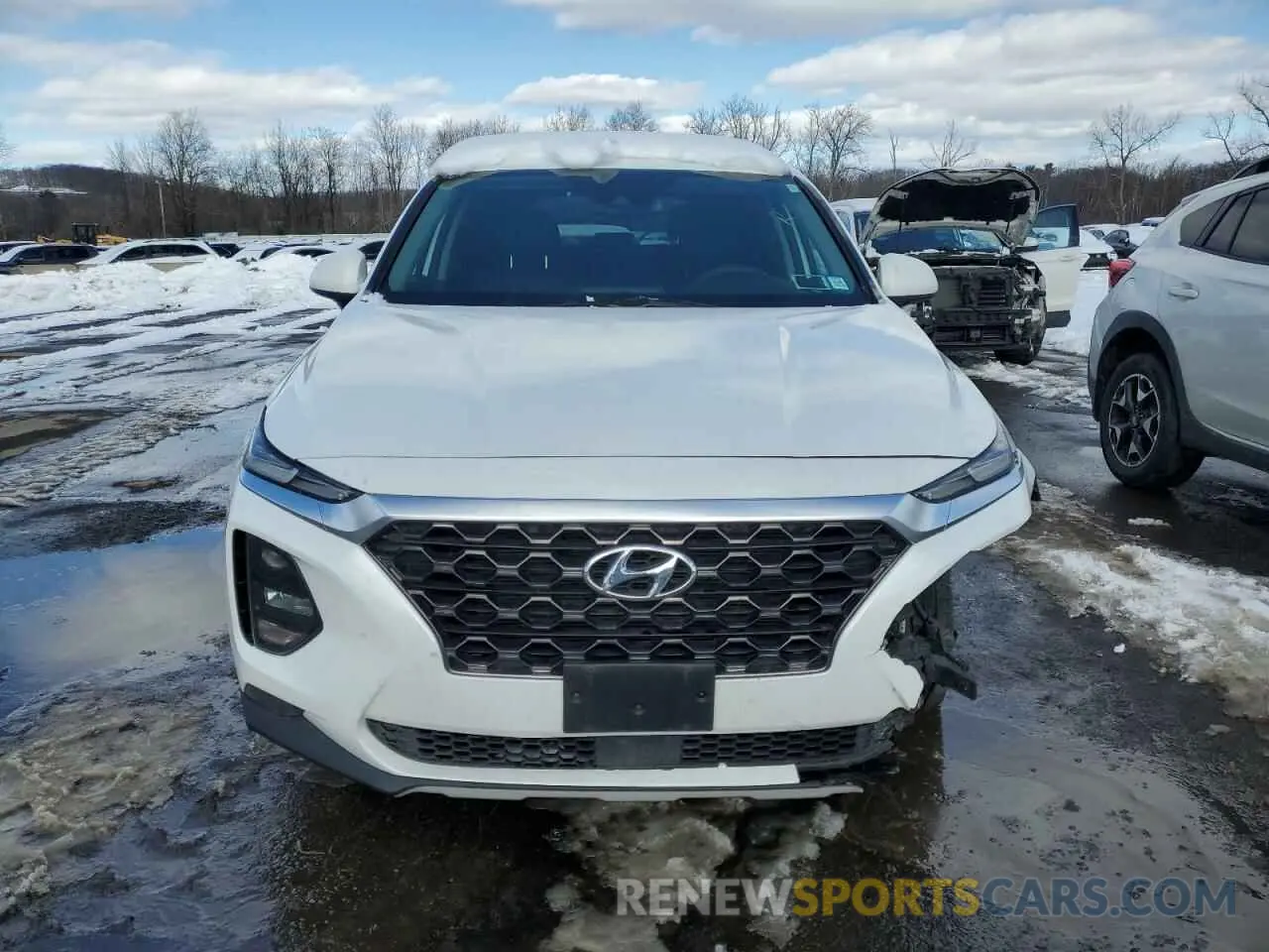 5 Фотография поврежденного автомобиля 5NMS3CAD7KH082007 HYUNDAI SANTA FE 2019