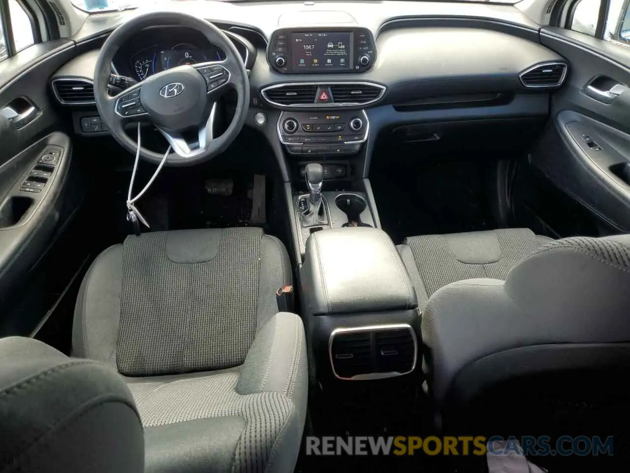 8 Фотография поврежденного автомобиля 5NMS3CAD7KH082007 HYUNDAI SANTA FE 2019