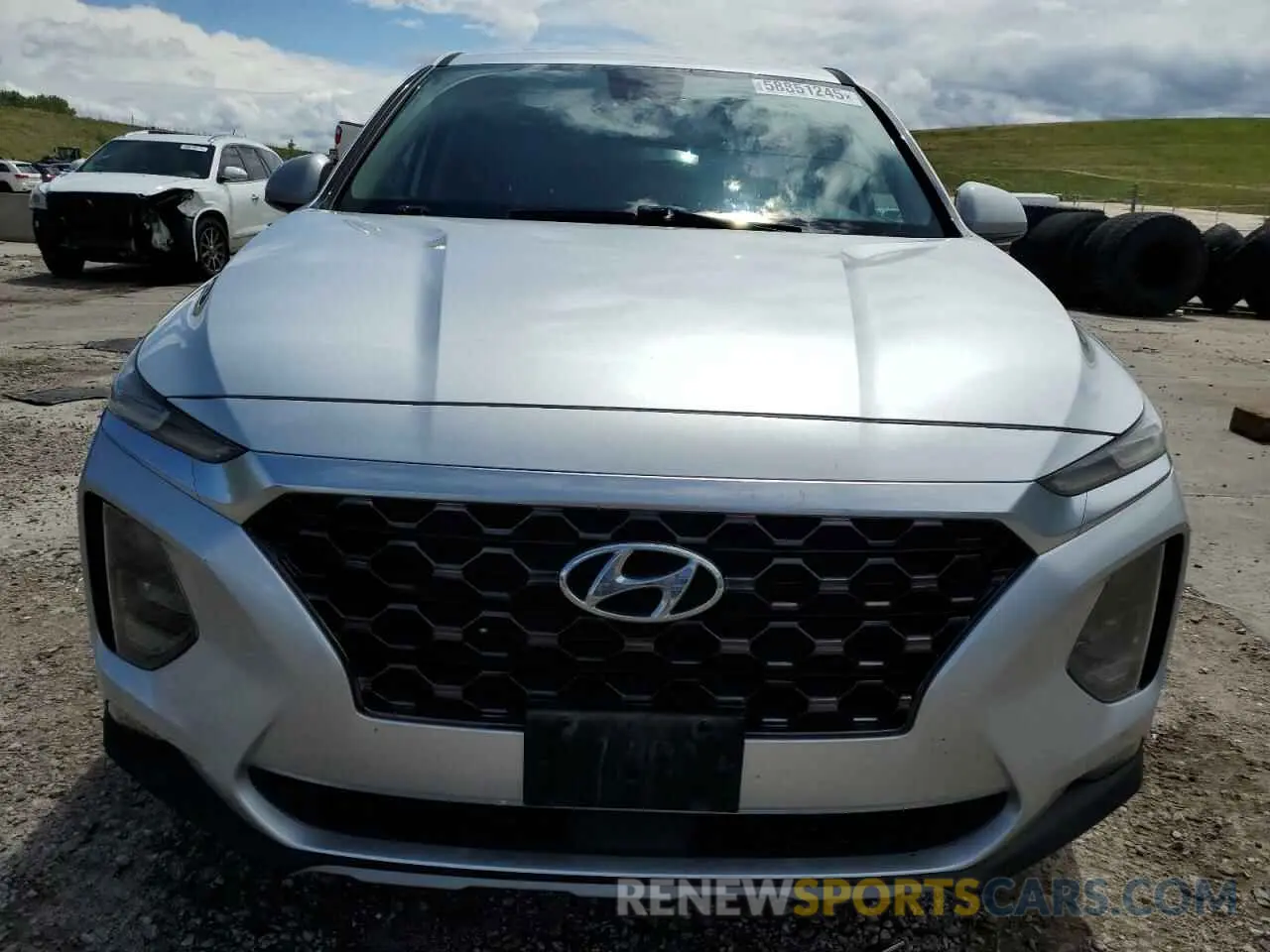 5 Фотография поврежденного автомобиля 5NMS3CAD8KH008692 HYUNDAI SANTA FE 2019