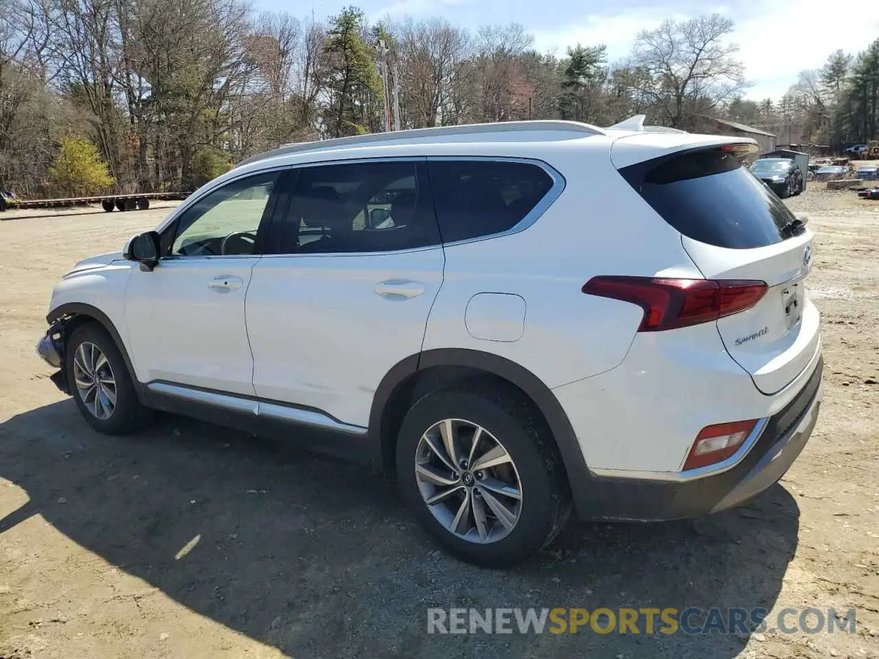 2 Photograph of a damaged car 5NMS3CAD8KH028862 HYUNDAI SANTA FE 2019