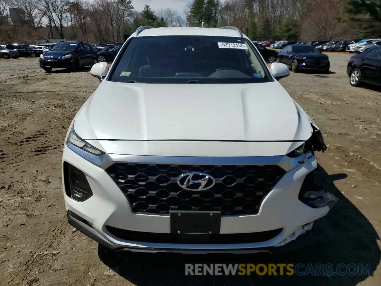 5 Photograph of a damaged car 5NMS3CAD8KH028862 HYUNDAI SANTA FE 2019