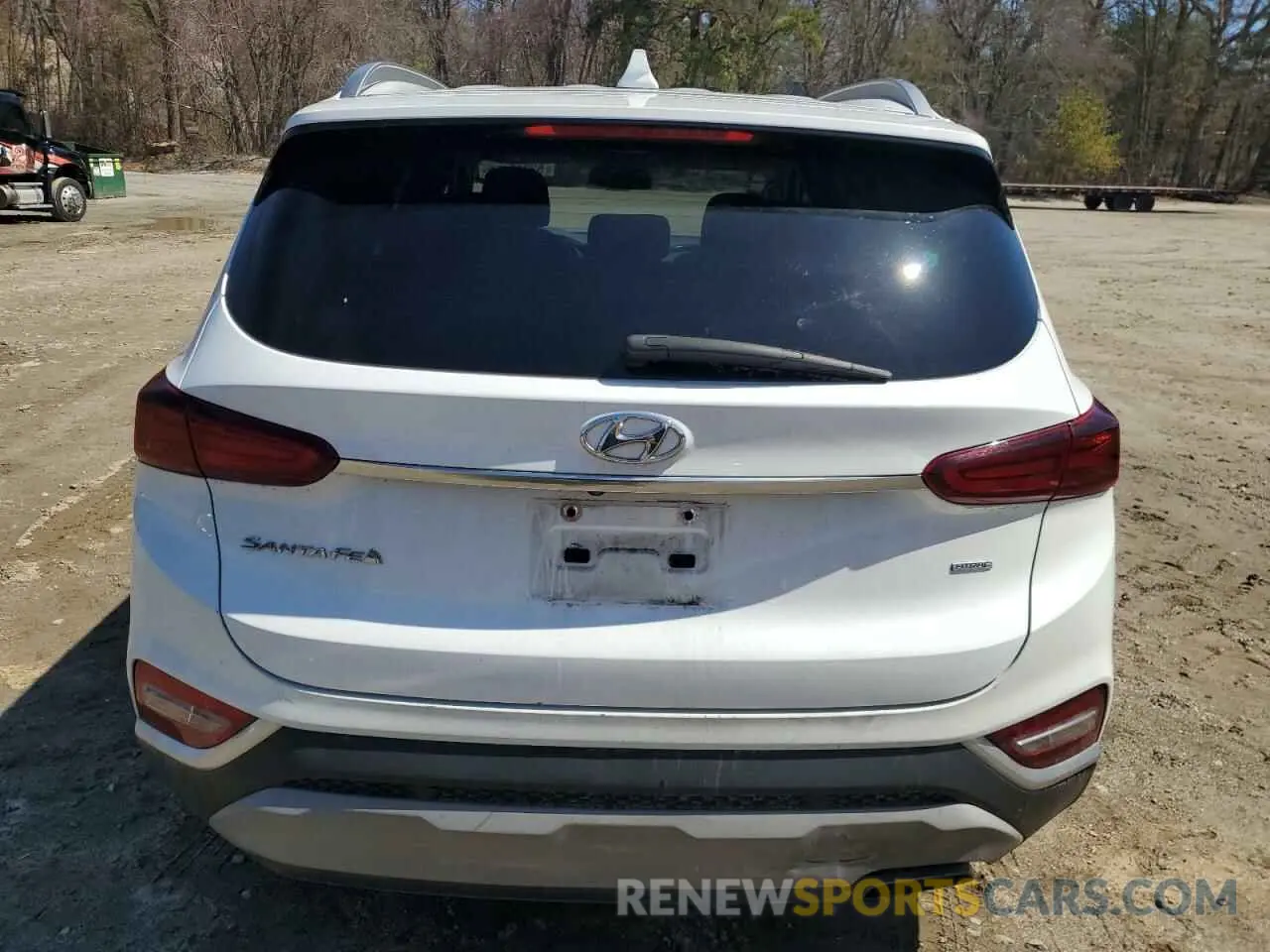 6 Photograph of a damaged car 5NMS3CAD8KH028862 HYUNDAI SANTA FE 2019