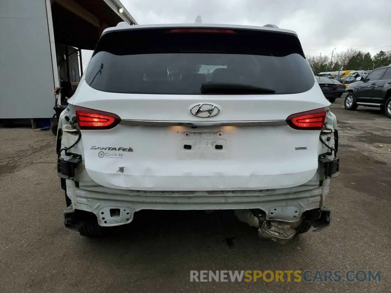 6 Фотография поврежденного автомобиля 5NMS3CAD9KH015604 HYUNDAI SANTA FE 2019