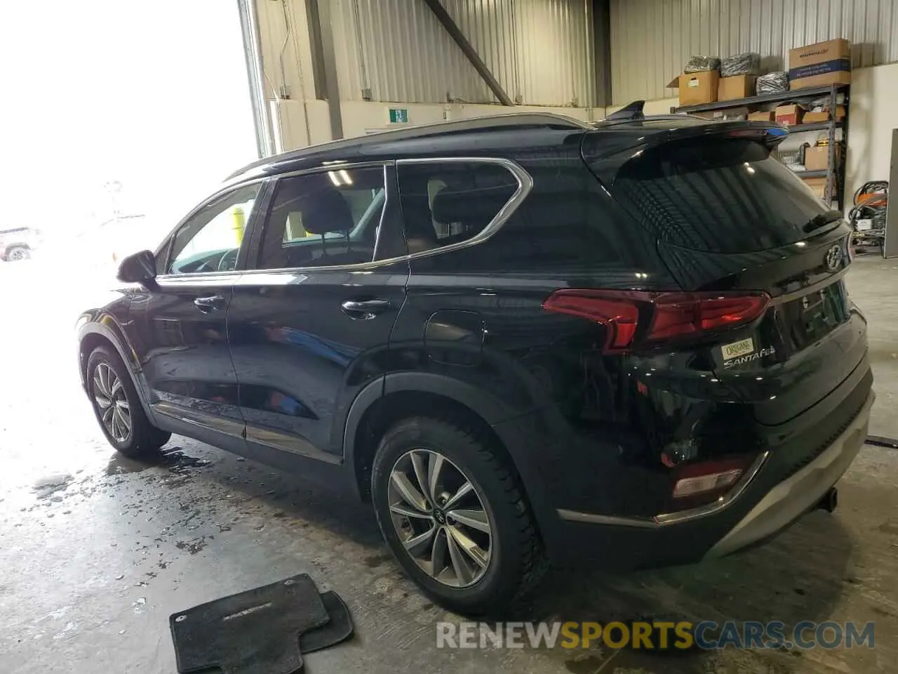 2 Photograph of a damaged car 5NMS3CAD9KH122572 HYUNDAI SANTA FE 2019