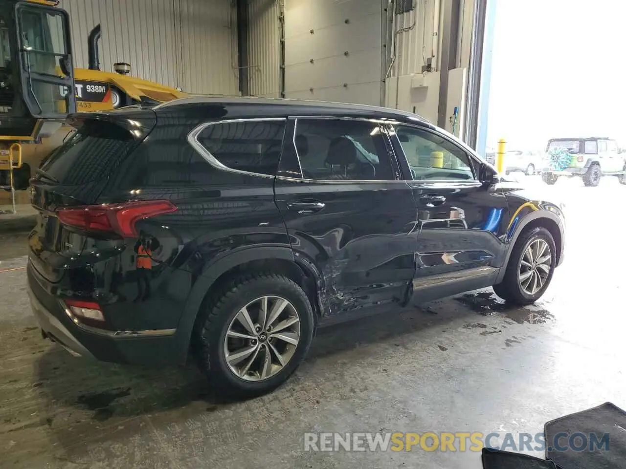 3 Photograph of a damaged car 5NMS3CAD9KH122572 HYUNDAI SANTA FE 2019