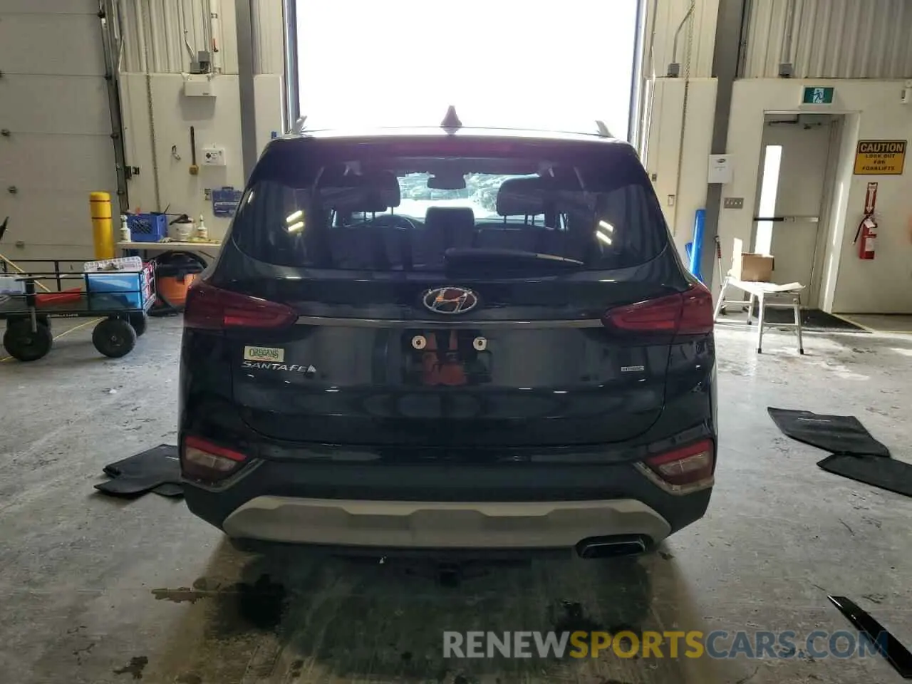 6 Photograph of a damaged car 5NMS3CAD9KH122572 HYUNDAI SANTA FE 2019
