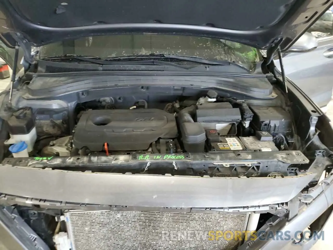 12 Photograph of a damaged car 5NMS3CADXKH073317 HYUNDAI SANTA FE 2019