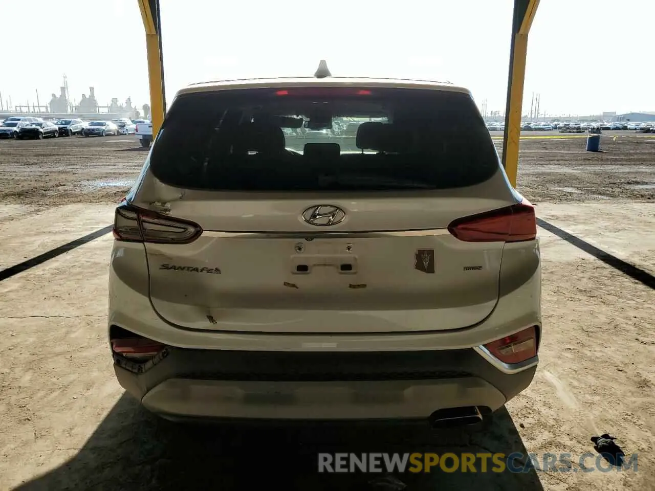 6 Фотография поврежденного автомобиля 5NMS3CADXKH099299 HYUNDAI SANTA FE 2019