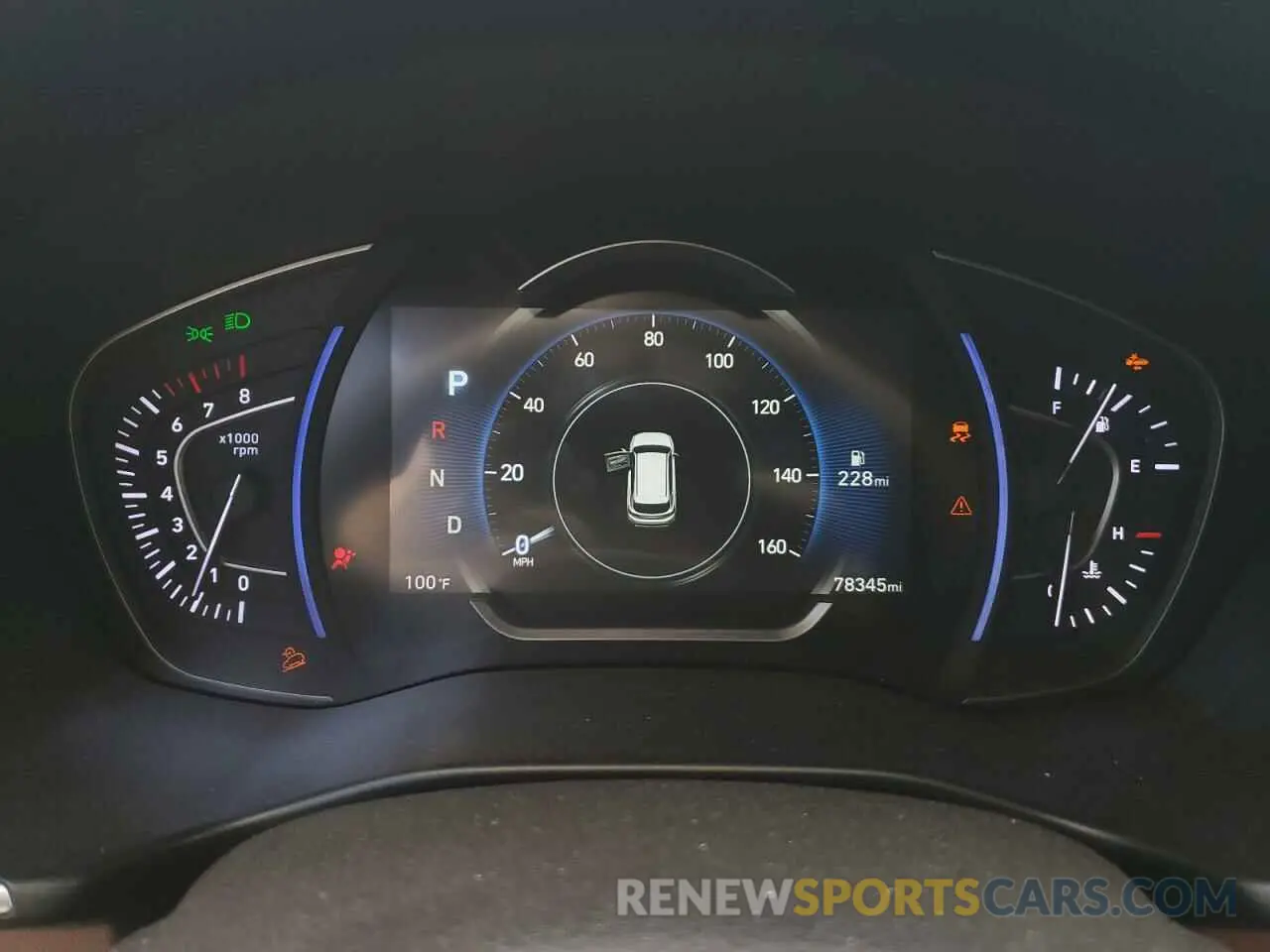 9 Фотография поврежденного автомобиля 5NMS3CADXKH099299 HYUNDAI SANTA FE 2019