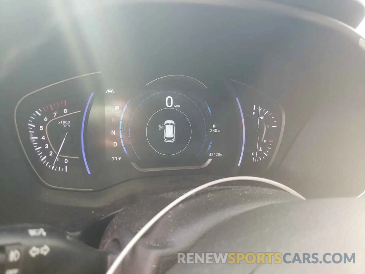 9 Photograph of a damaged car 5NMS53AA1KH059564 HYUNDAI SANTA FE 2019