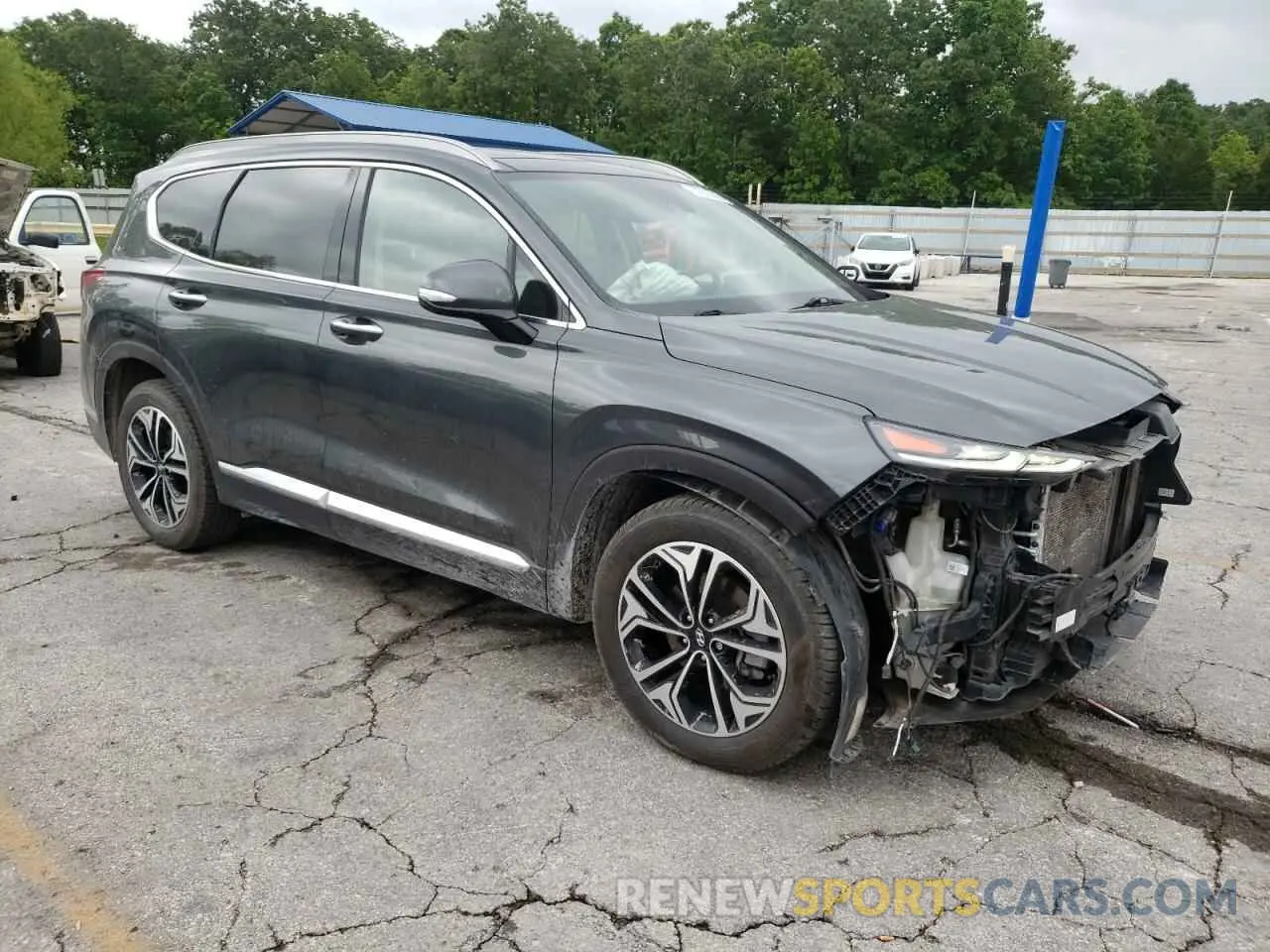 4 Фотография поврежденного автомобиля 5NMS53AA1KH066188 HYUNDAI SANTA FE 2019