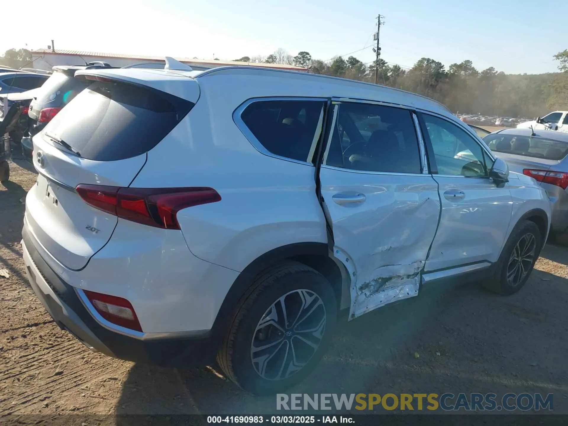 6 Photograph of a damaged car 5NMS53AA3KH051319 HYUNDAI SANTA FE 2019