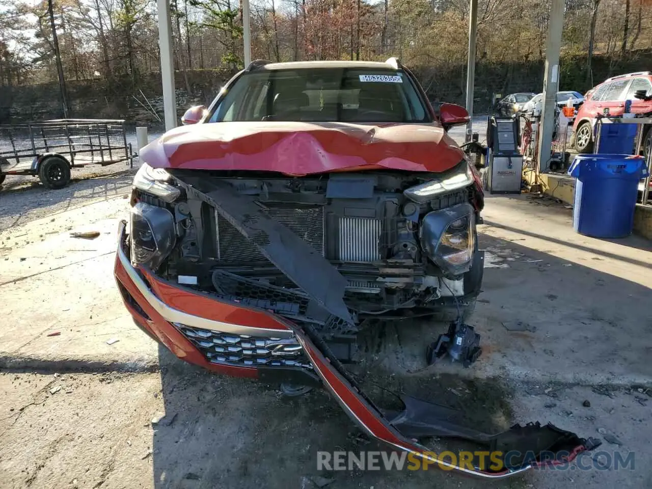 5 Photograph of a damaged car 5NMS53AA8KH060016 HYUNDAI SANTA FE 2019
