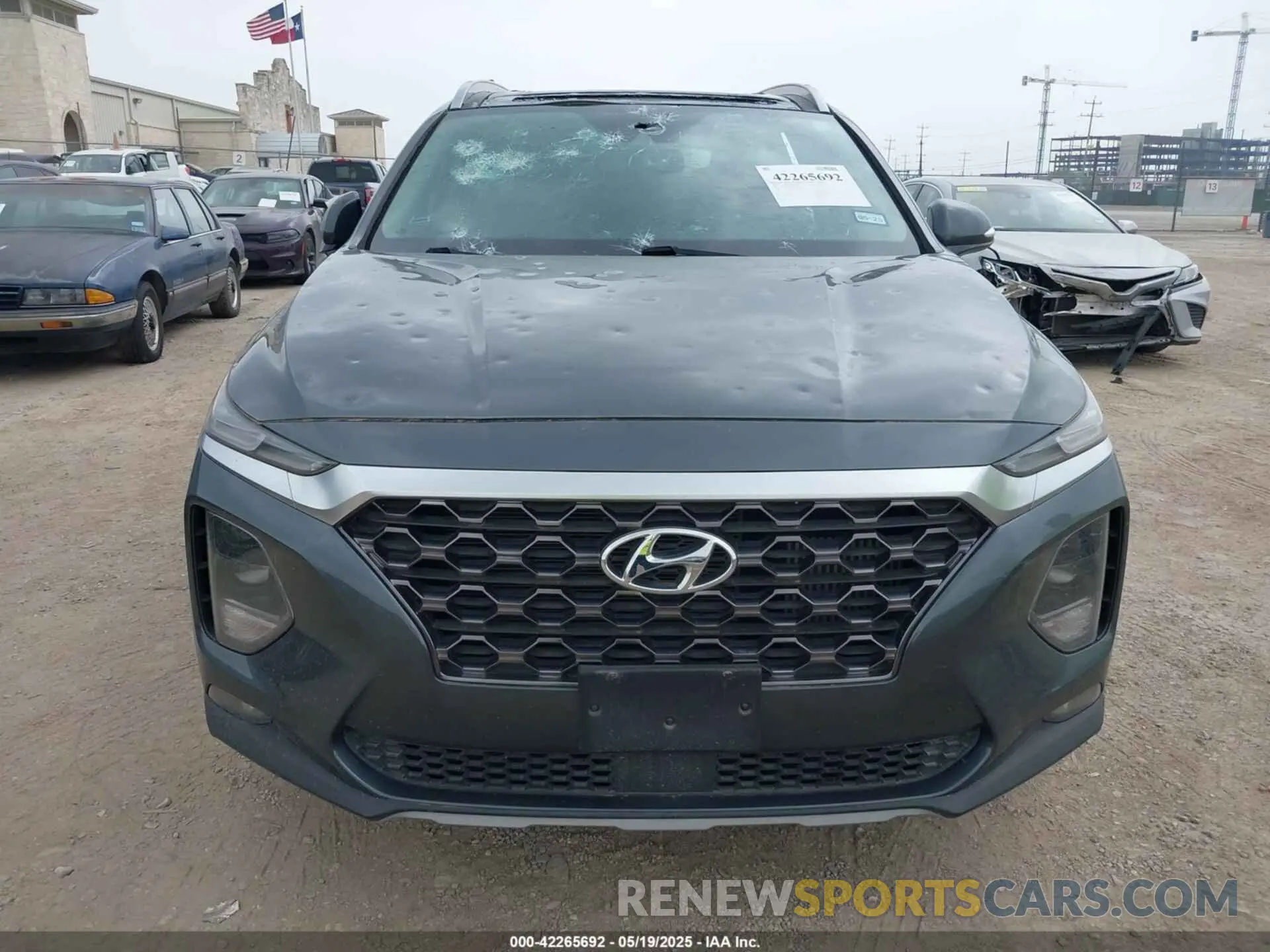 6 Photograph of a damaged car 5NMS53AA9KH116223 HYUNDAI SANTA FE 2019