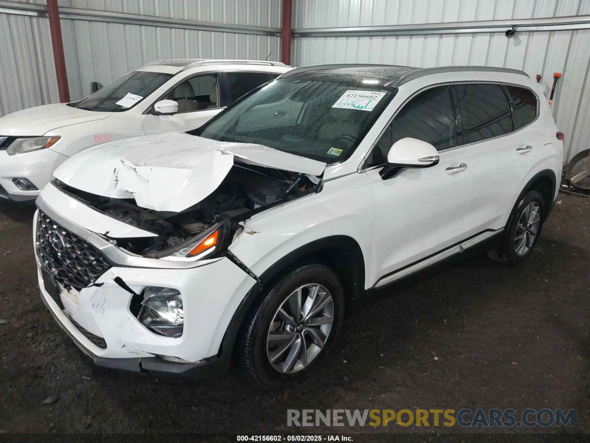 2 Photograph of a damaged car 5NMS53AD2KH048731 HYUNDAI SANTA FE 2019
