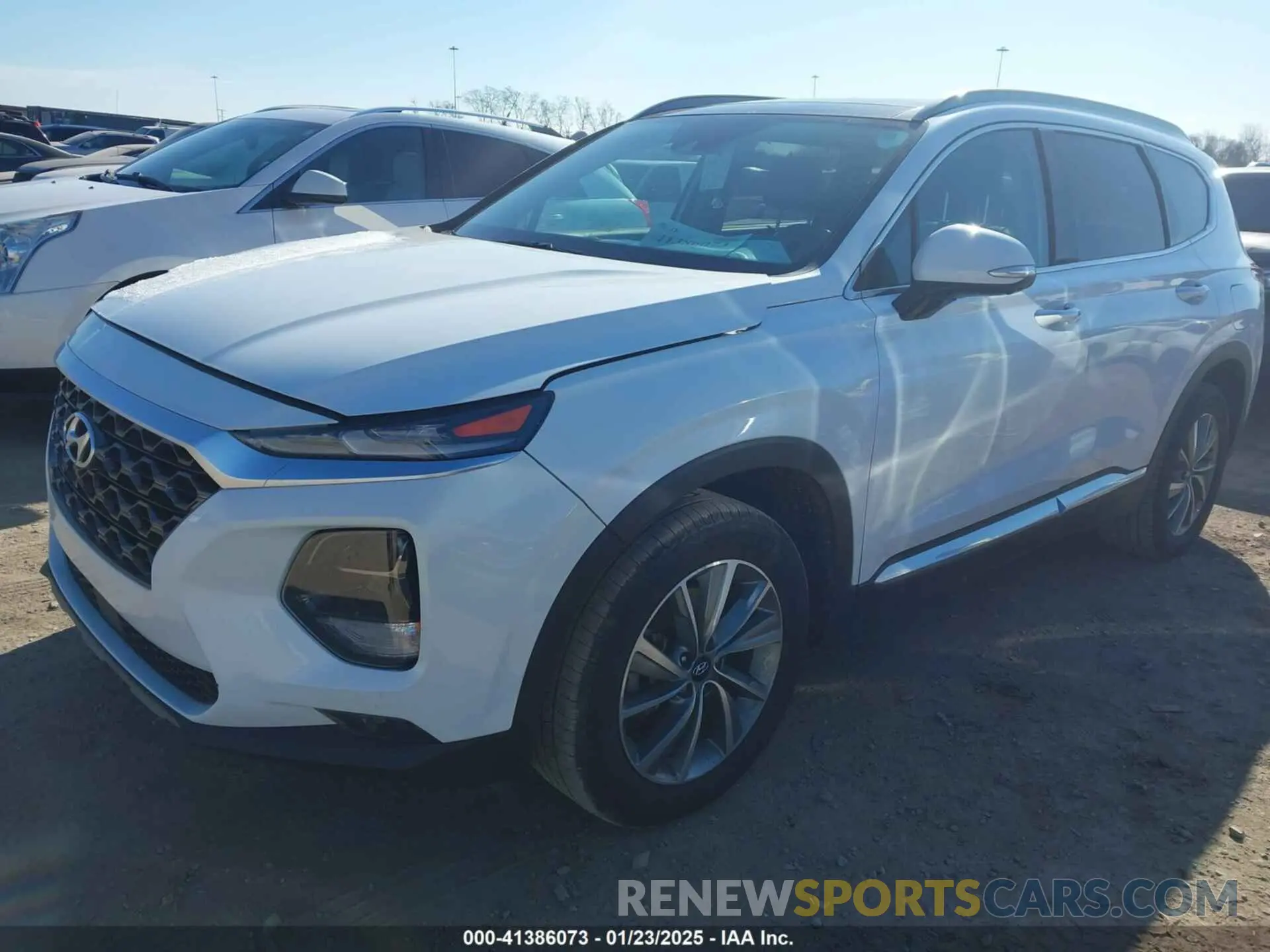 2 Photograph of a damaged car 5NMS53AD3KH131665 HYUNDAI SANTA FE 2019