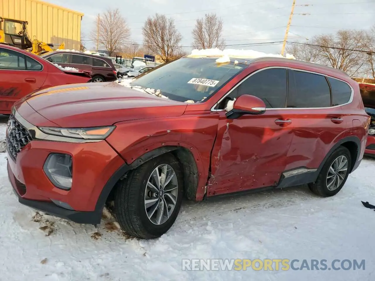 1 Фотография поврежденного автомобиля 5NMS53AD4KH042977 HYUNDAI SANTA FE 2019
