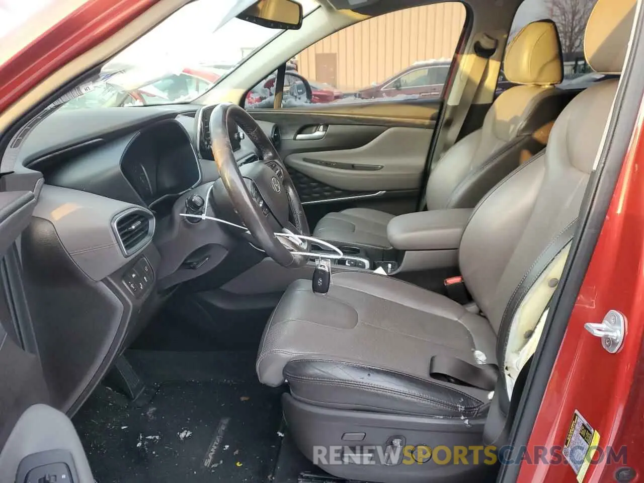 7 Фотография поврежденного автомобиля 5NMS53AD4KH042977 HYUNDAI SANTA FE 2019