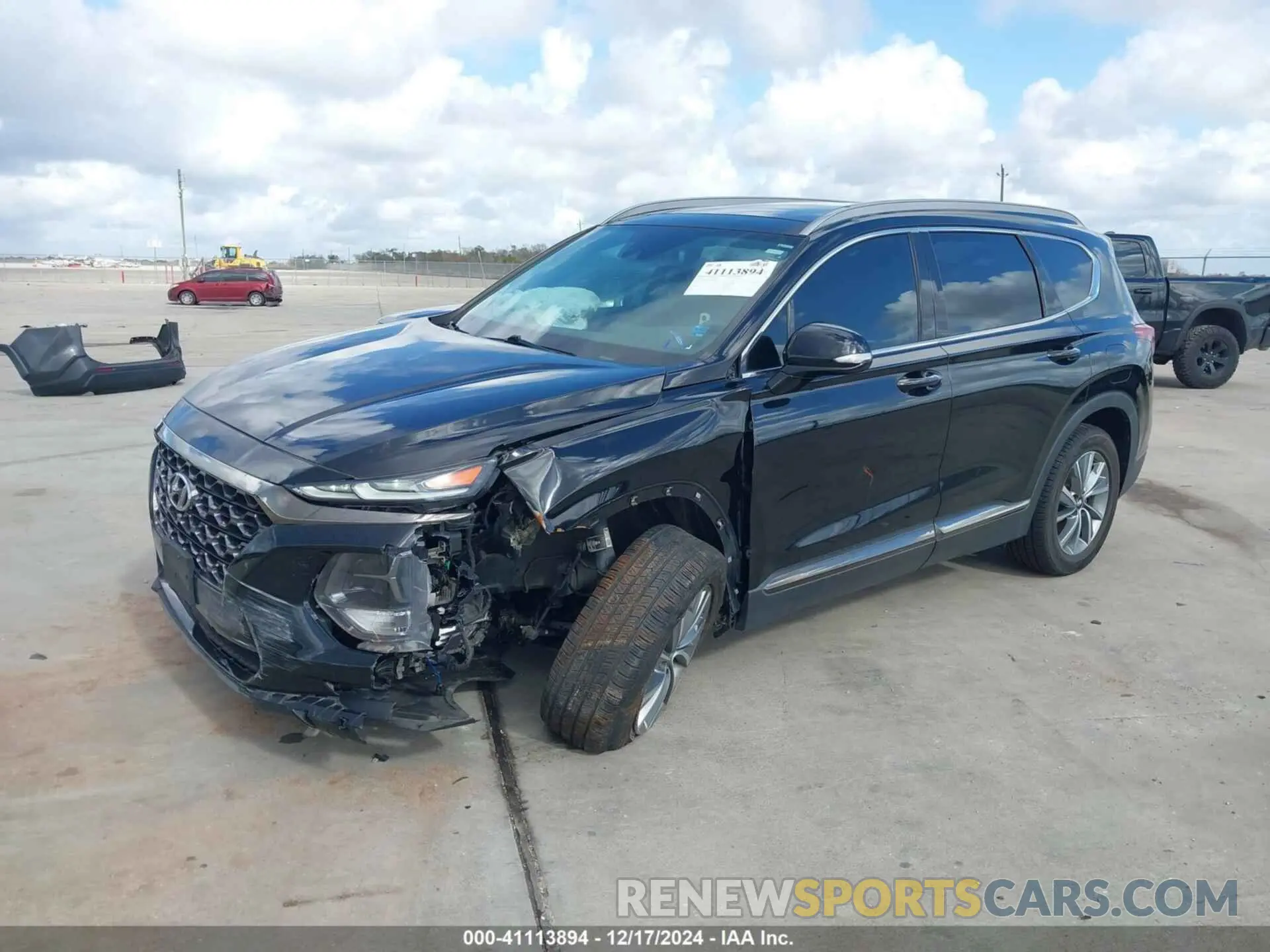 2 Фотография поврежденного автомобиля 5NMS53AD7KH068408 HYUNDAI SANTA FE 2019