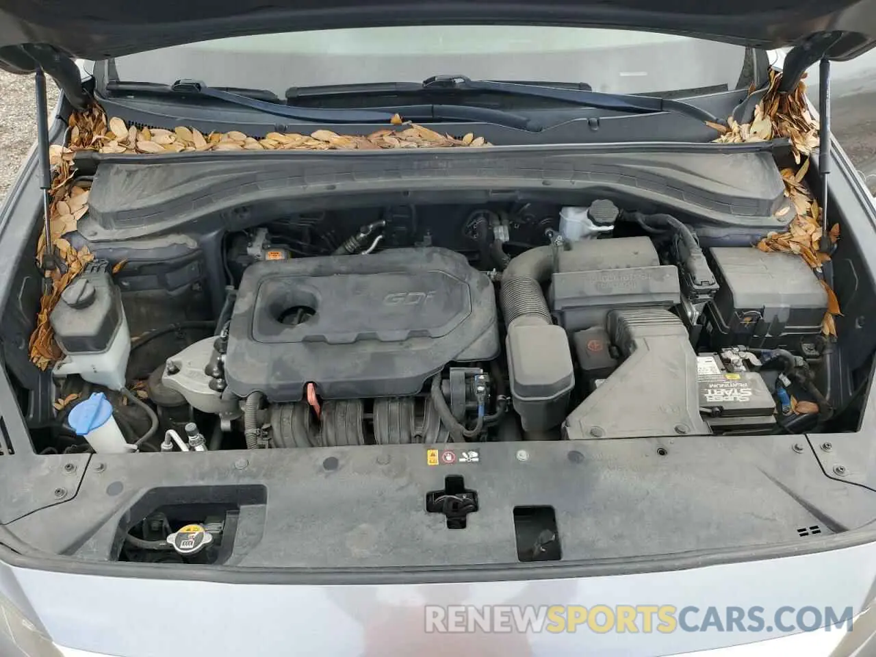 11 Photograph of a damaged car 5NMS53AD7KH072104 HYUNDAI SANTA FE 2019