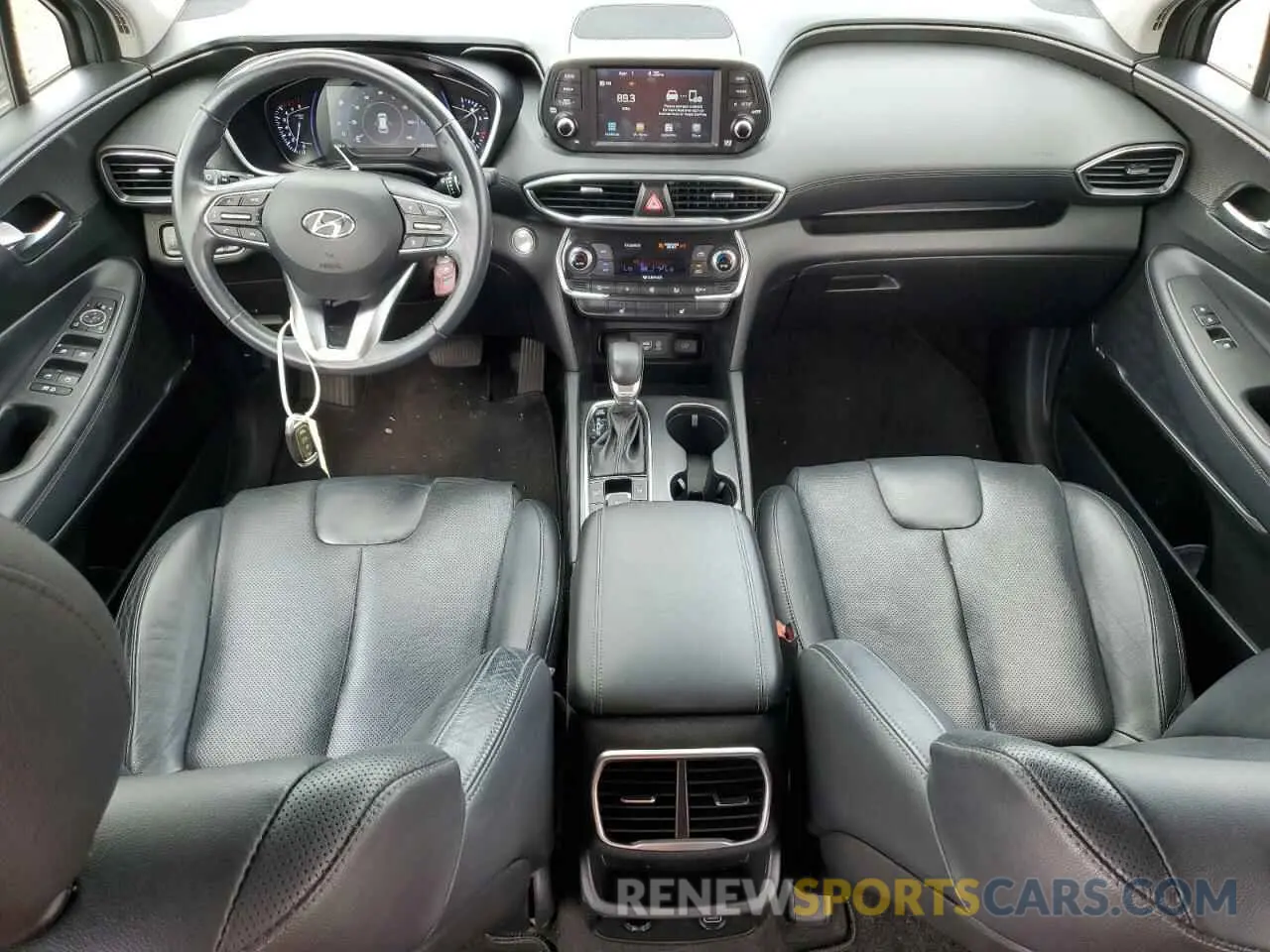 8 Photograph of a damaged car 5NMS53AD7KH072104 HYUNDAI SANTA FE 2019