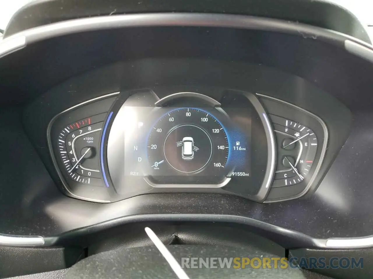 9 Photograph of a damaged car 5NMS53AD7KH072104 HYUNDAI SANTA FE 2019