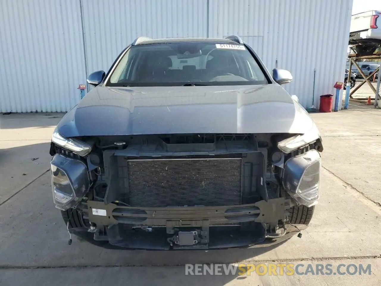 5 Photograph of a damaged car 5NMS53AD9KH088823 HYUNDAI SANTA FE 2019
