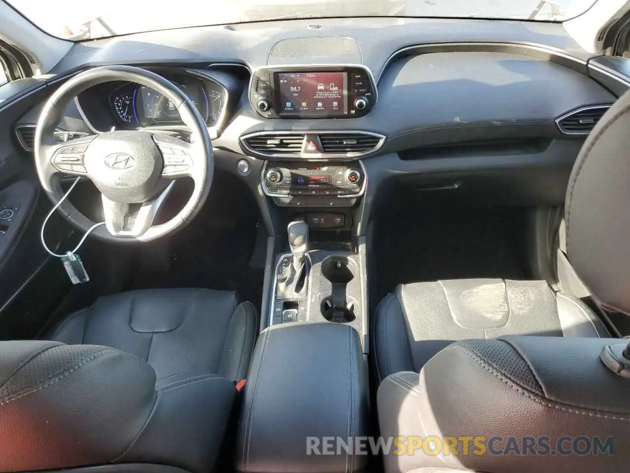 8 Photograph of a damaged car 5NMS53AD9KH088823 HYUNDAI SANTA FE 2019