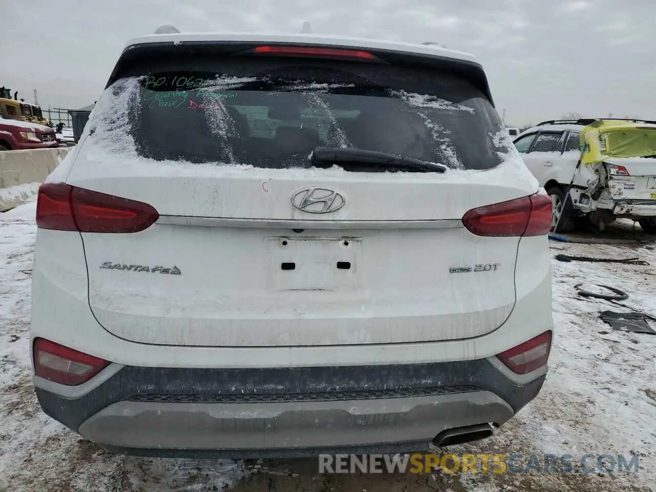 6 Photograph of a damaged car 5NMS5CAA0KH085346 HYUNDAI SANTA FE 2019