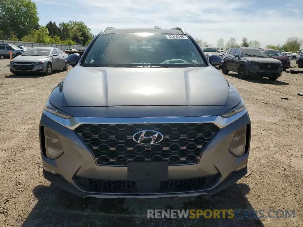5 Фотография поврежденного автомобиля 5NMS5CAA1KH028282 HYUNDAI SANTA FE 2019
