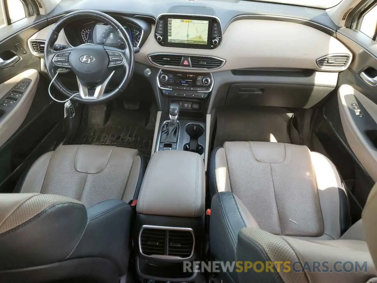 8 Фотография поврежденного автомобиля 5NMS5CAA1KH028282 HYUNDAI SANTA FE 2019