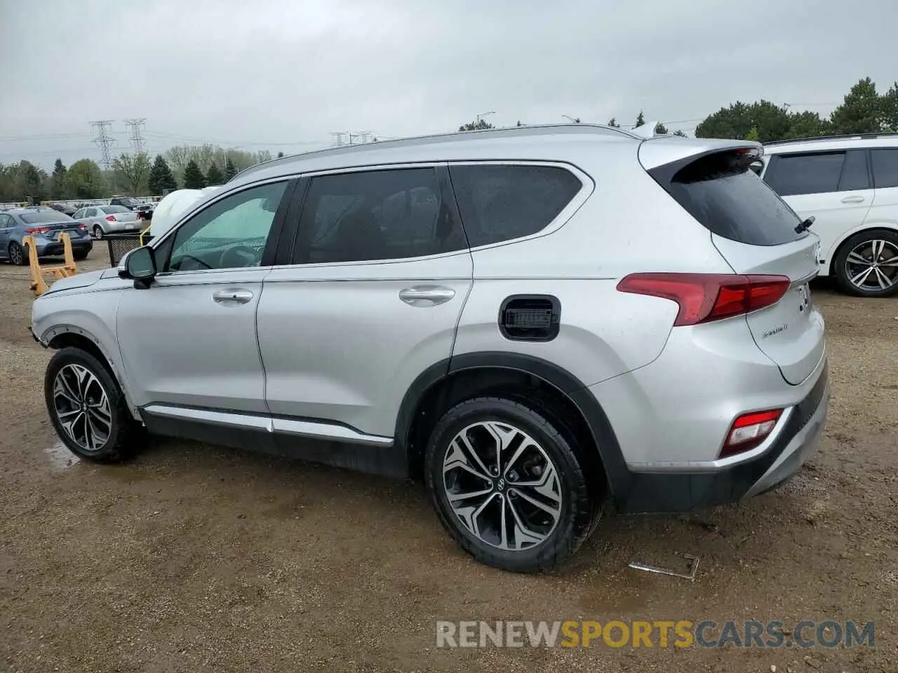 2 Фотография поврежденного автомобиля 5NMS5CAA1KH068443 HYUNDAI SANTA FE 2019