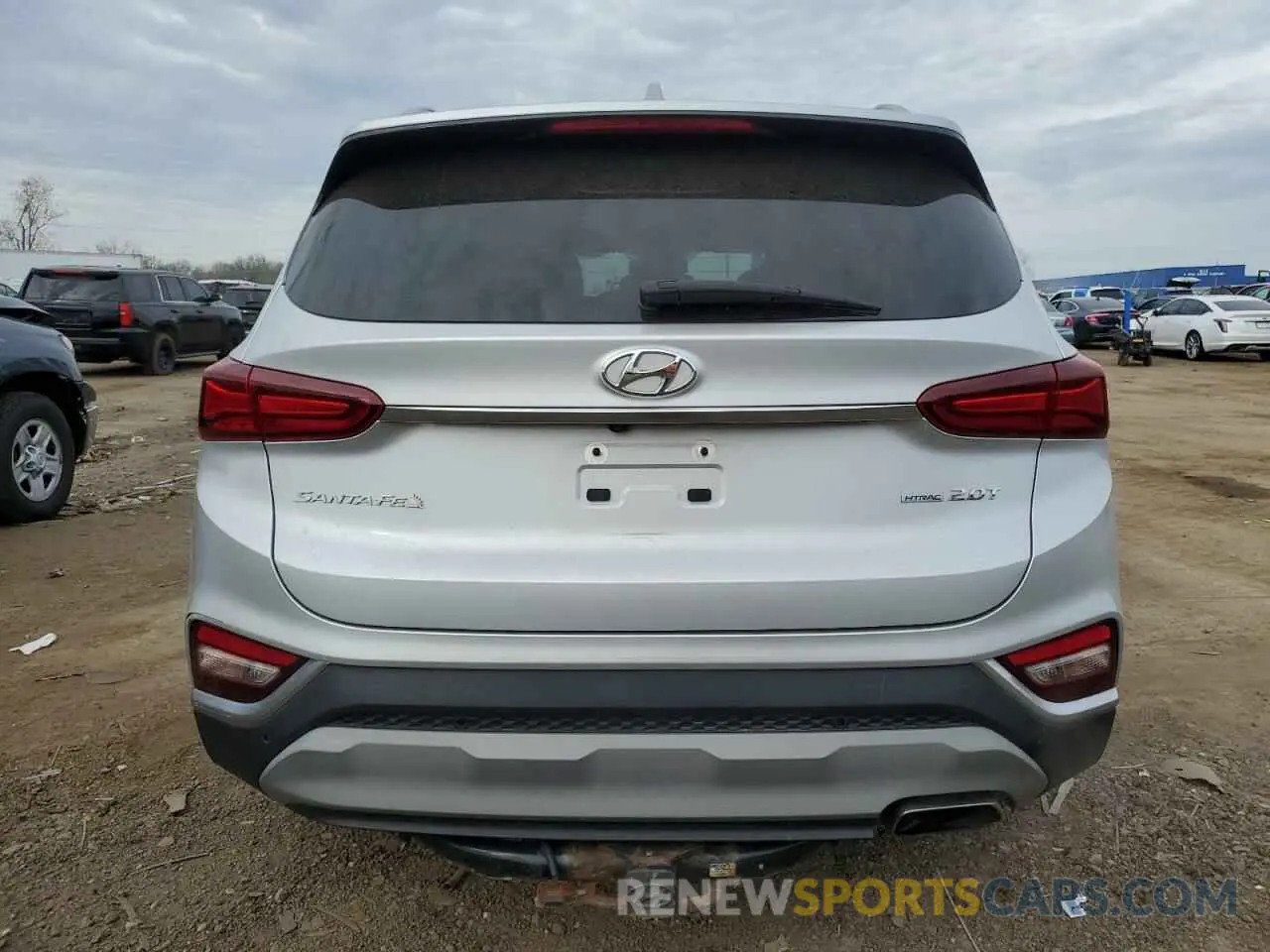 6 Photograph of a damaged car 5NMS5CAA1KH083346 HYUNDAI SANTA FE 2019