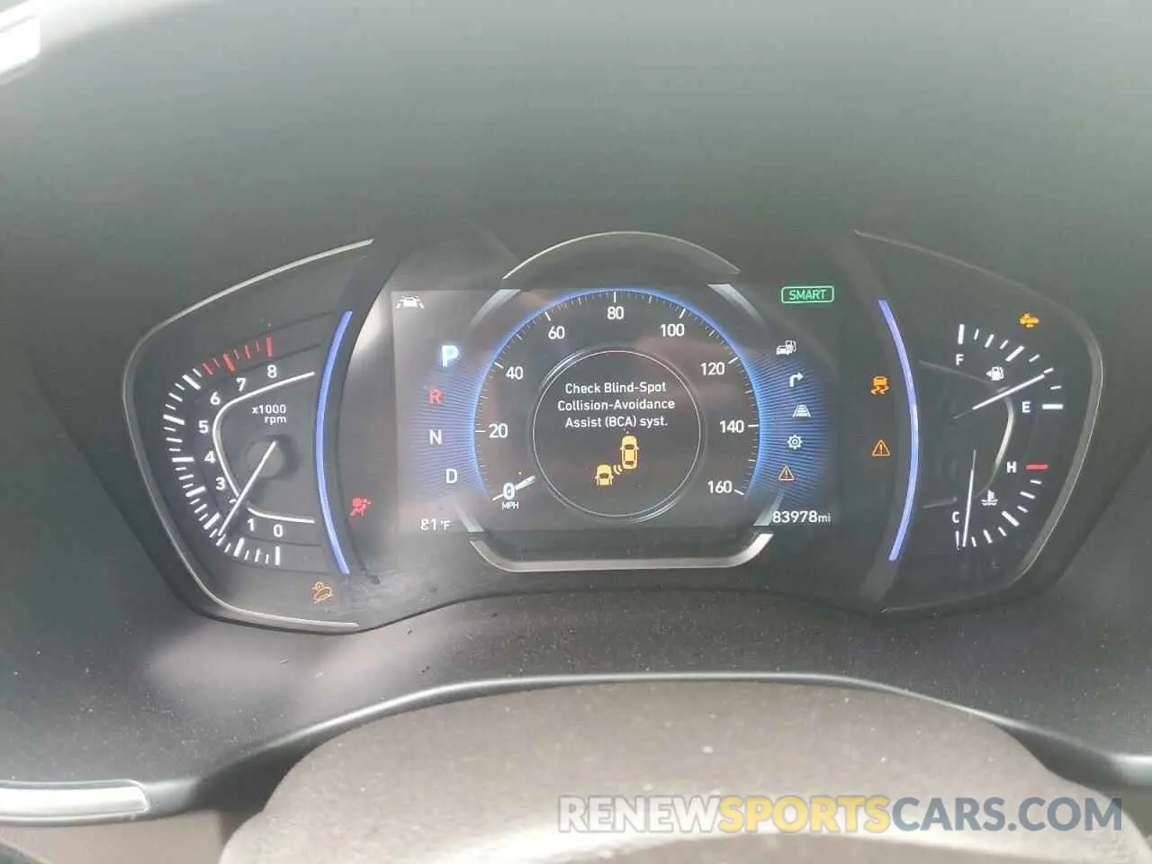 9 Photograph of a damaged car 5NMS5CAAXKH018883 HYUNDAI SANTA FE 2019