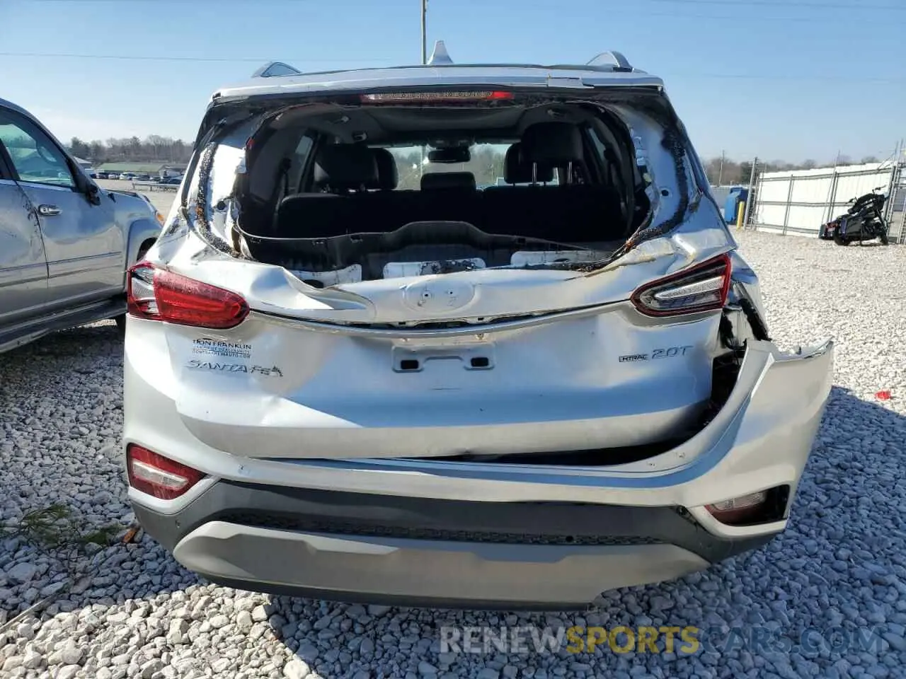 6 Фотография поврежденного автомобиля 5NMS5CAAXKH021184 HYUNDAI SANTA FE 2019