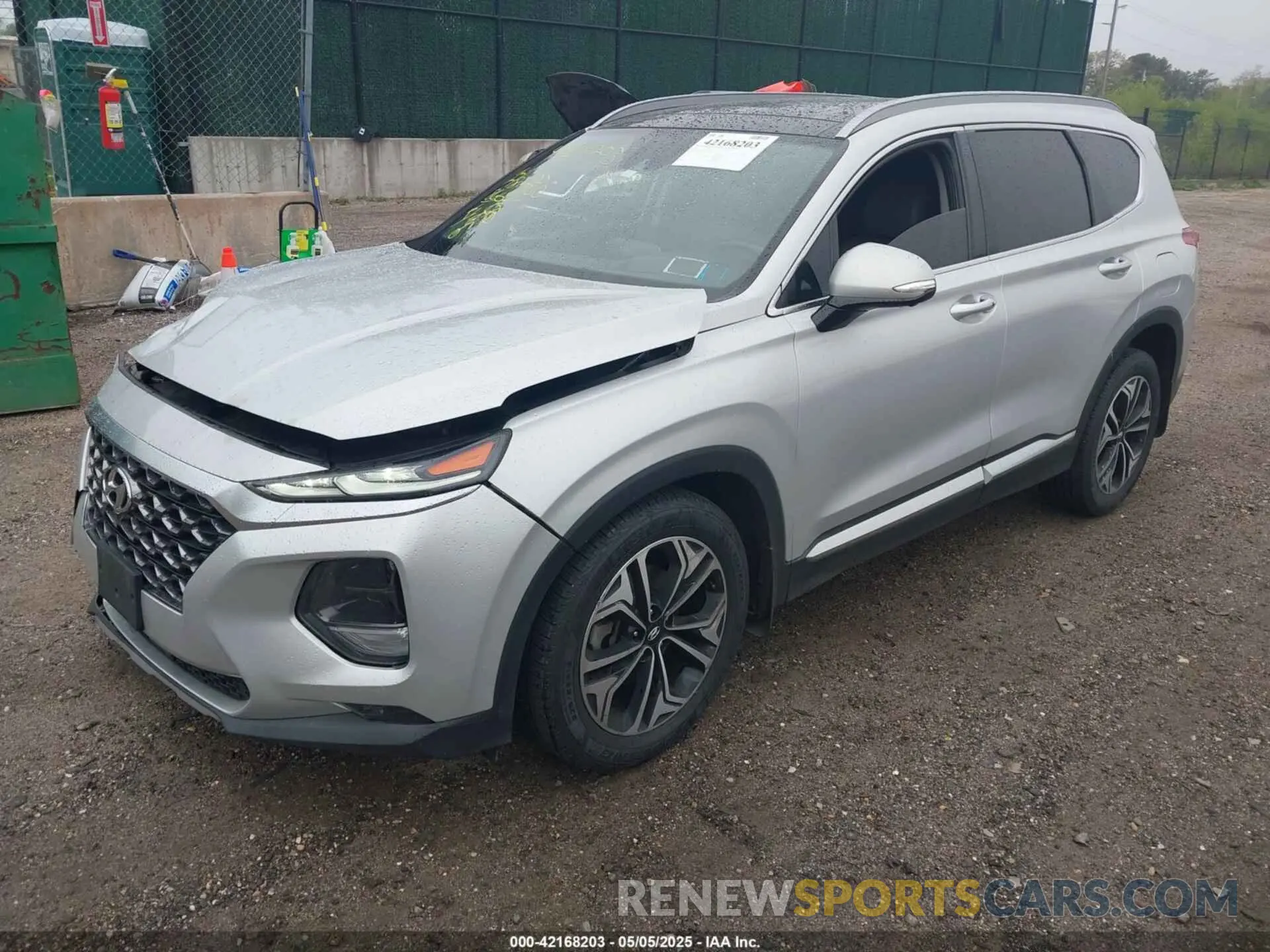 2 Photograph of a damaged car 5NMS5CAAXKH111080 HYUNDAI SANTA FE 2019