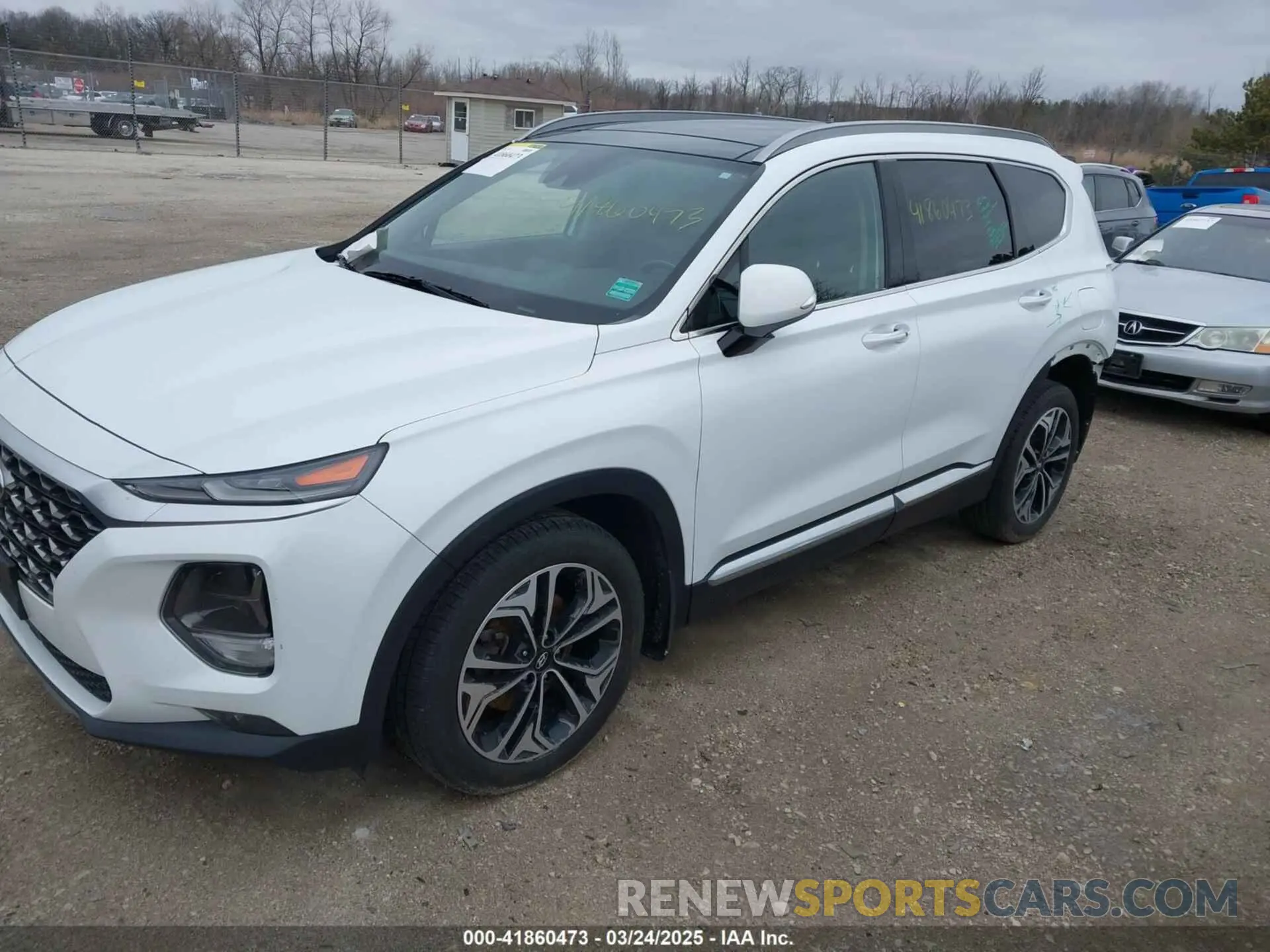 2 Photograph of a damaged car 5NMS5CAAXKH131278 HYUNDAI SANTA FE 2019