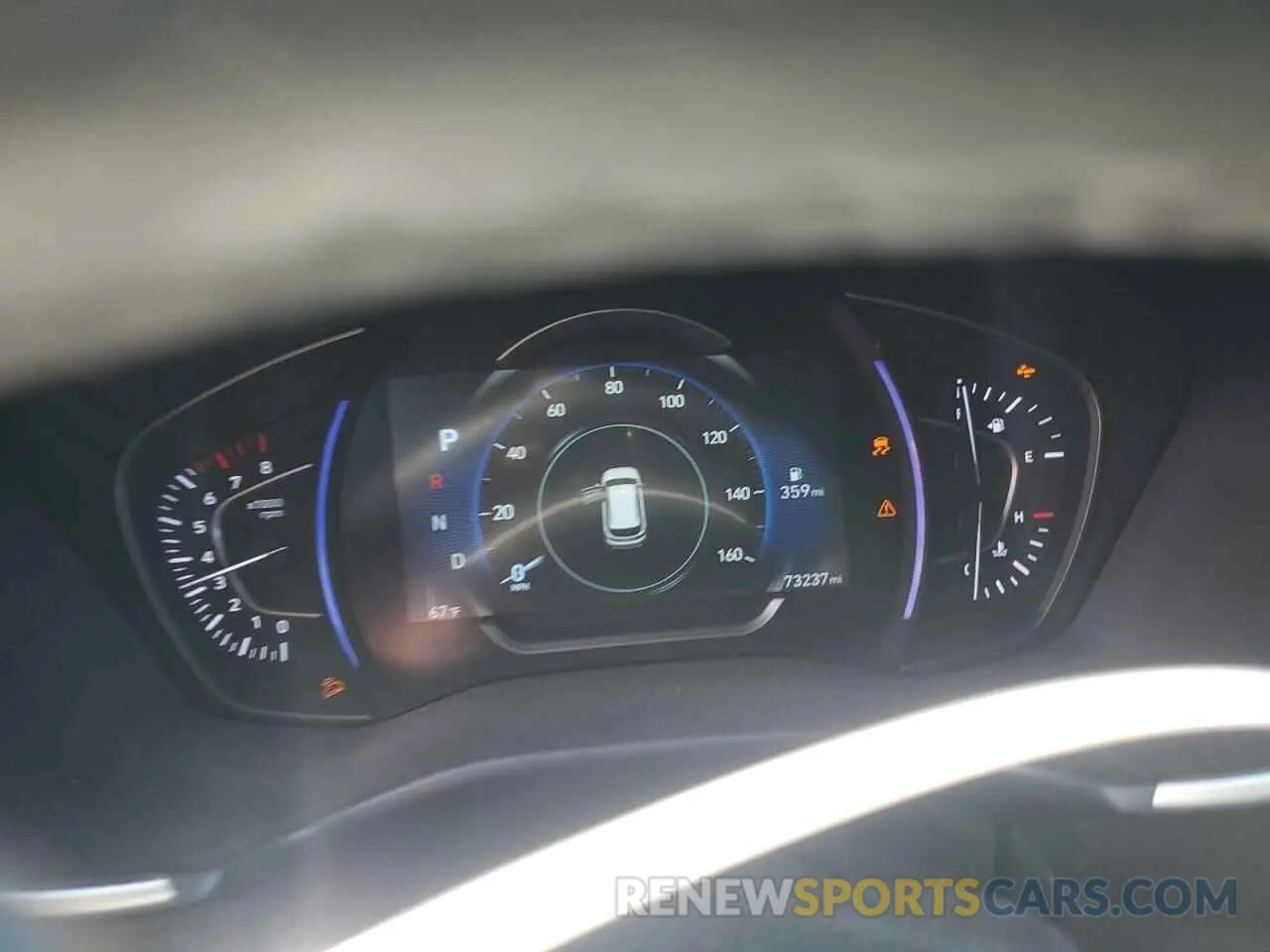 9 Photograph of a damaged car 5NMS5CAD0KH064913 HYUNDAI SANTA FE 2019