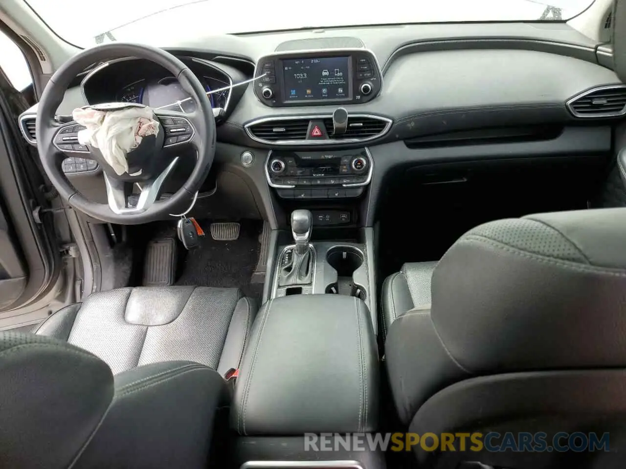8 Photograph of a damaged car 5NMS5CAD6KH068948 HYUNDAI SANTA FE 2019